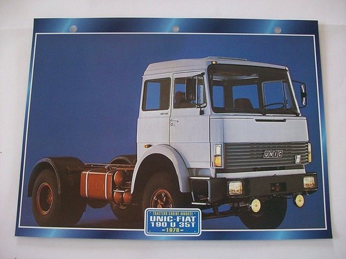 Carte fiche camion tracteur - camion,